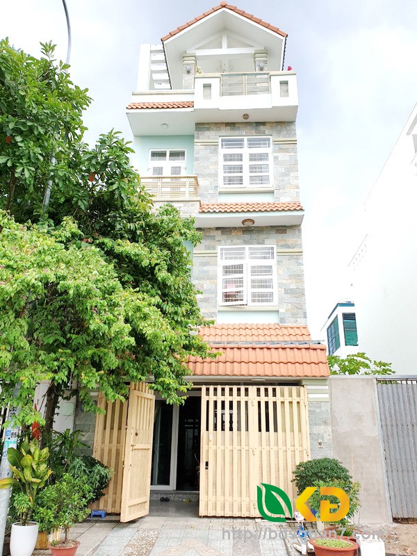 Bán nhà 3 lầu mới đẹp khu tái định cư Phú Mỹ đường Phạm Hữu Lầu quận 7.